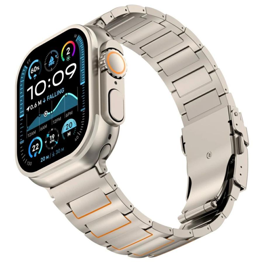 送料無料 Apple Watch s11 チタン合金 バンド 10 42/46mm SE series 7