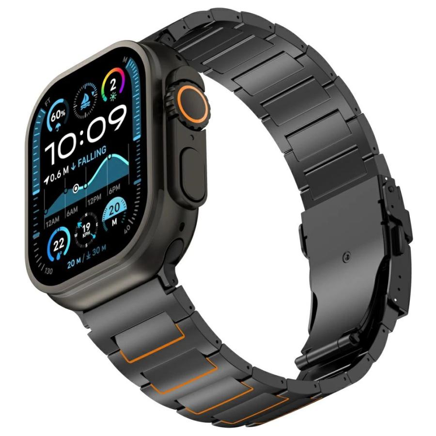 送料無料 Apple Watch s11 チタン合金 バンド 10 42/46mm SE series 7