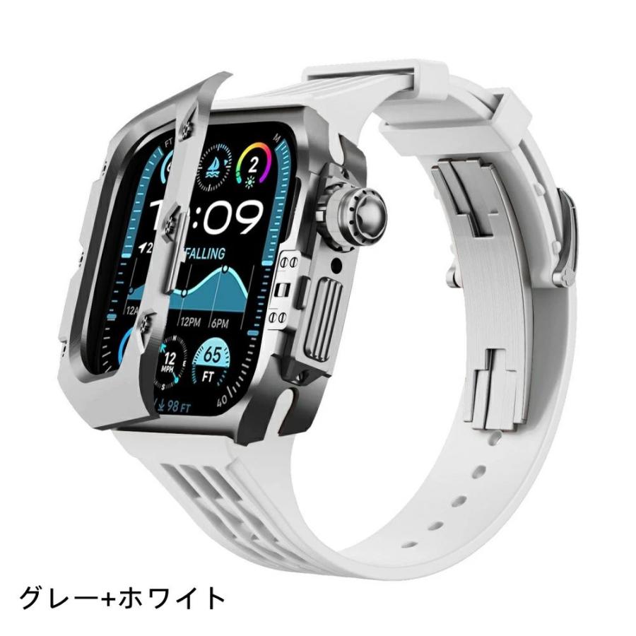 送料無料 Apple Watch s9チタン合金バンド  Apple Watch 8  一体型 バンド Apple Watch series 6 5 4 44/45mm Apple watch ultra 一体型 交換用バンド apple watの画像