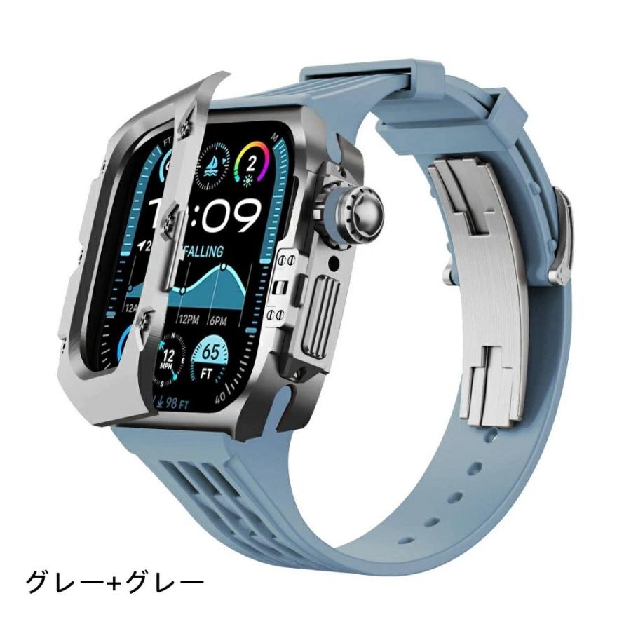送料無料 Apple Watch s9チタン合金バンド  Apple Watch 8  一体型 バンド Apple Watch series 6 5 4 44/45mm Apple watch ultra 一体型 交換用バンド apple watの画像