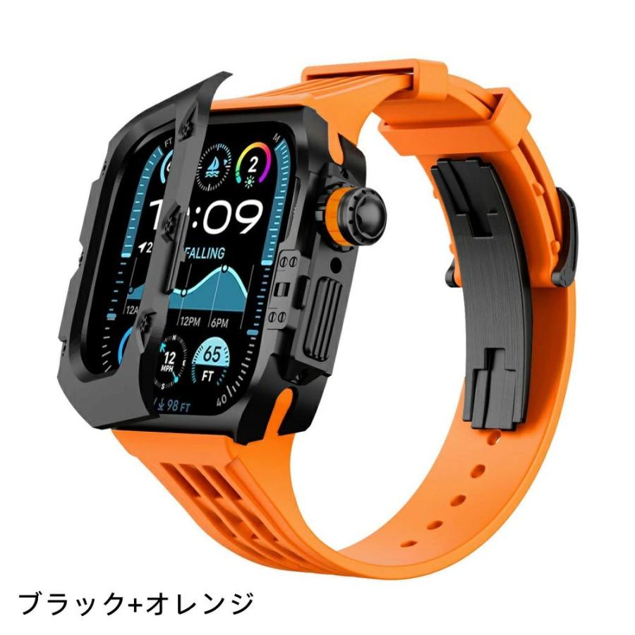 送料無料 Apple Watch s9チタン合金バンド  Apple Watch 8  一体型 バンド Apple Watch series 6 5 4 44/45mm Apple watch ultra 一体型 交換用バンド apple watの画像