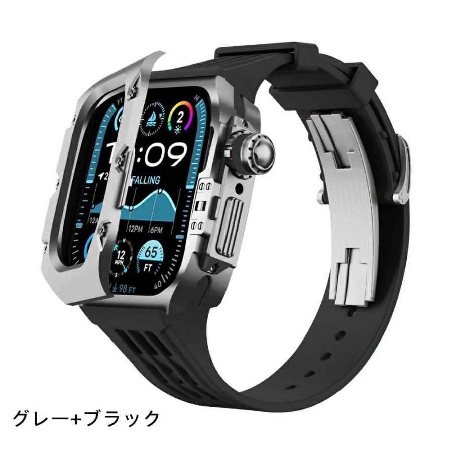 送料無料 Apple Watch s9チタン合金バンド  Apple Watch 8  一体型 バンド Apple Watch series 6 5 4 44/45mm Apple watch ultra 一体型 交換用バンド apple watの画像
