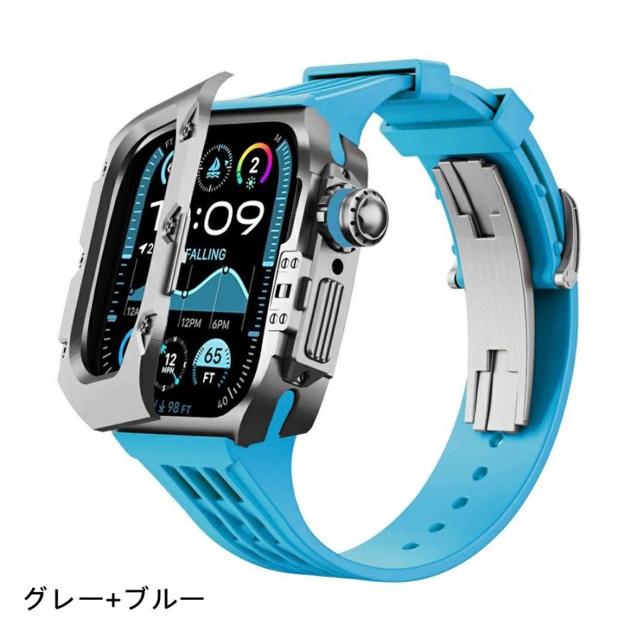 送料無料 Apple Watch s9チタン合金バンド  Apple Watch 8  一体型 バンド Apple Watch series 6 5 4 44/45mm Apple watch ultra 一体型 交換用バンド apple watの画像