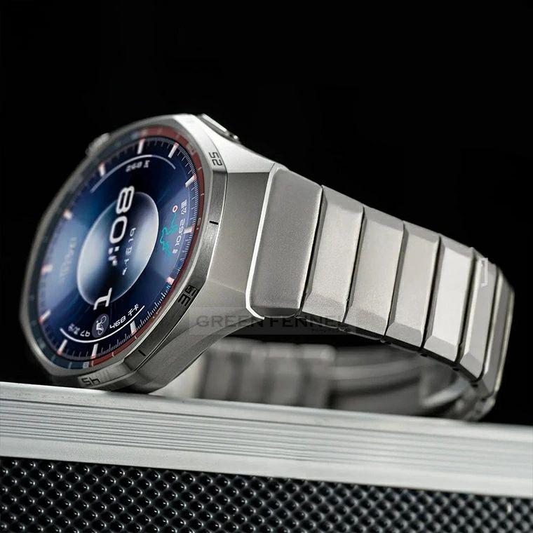ワンタッチで交換 HUAWEI WATCH GT 6 5 Pro 46mm バンド ベルト チタン シームレス接続 専用設計 HUAWEI GT 5 Pro gt5 pro 46mm 替えバンド ファーウェイウォッの画像