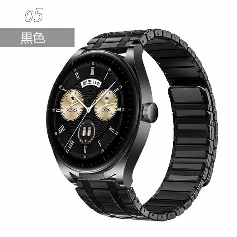 新発売！Huawei watch GT6 Pro バンド ベルト HUAWEI WATCH GT 6 Pro 交換バンド ステンレス製 ファーウェイ ウォッチ GT 6 Pro 替えベルド軽量 耐久性 通気性 Hの画像