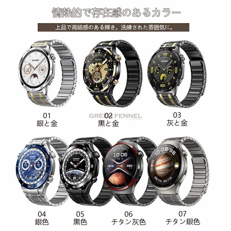 新発売！Huawei watch GT6 Pro バンド ベルト HUAWEI WATCH GT 6 Pro 交換バンド ステンレス製 ファーウェイ ウォッチ GT 6 Pro 替えベルド軽量 耐久性 通気性 Hの画像