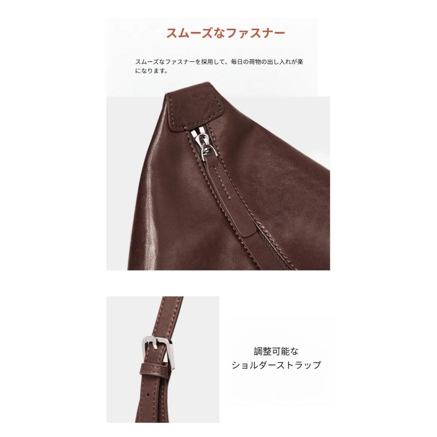 高級本革 ショルダーバッグ レディース ハンドバッグ 牛革 レザー A4 撥水加工 大容量 ビジネスバッグ 肩掛け 手持ち 高見え オフィス 通勤 シンプル カジュアル_4