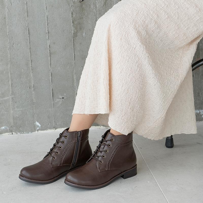 AcureZ(アキュアーズ)生活防水仕様 カジュアルブーツ レインショートブーツ トラッ ド 梅雨 レディス 2E相当 AO-10069 | AcureZ | 03