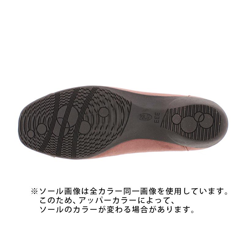 AcureZ アキュアーズ  ローヒール リボン バレエ フラット レディス レディース 痛くなりにくい 幅広 3E相当 AO-10103 0520ssの画像