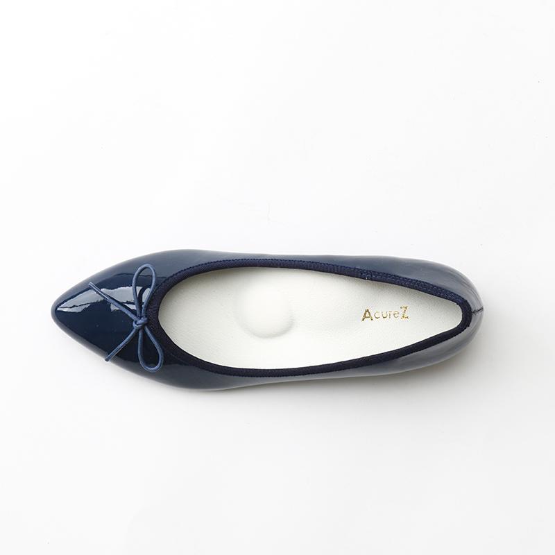 AcureZ(アキュアーズ) ローヒールパンプス レディース リボンパンプス バレエ 日本製 22.0-25.0 AO-10195# アシックス商事 2507ss | AcureZ | 20
