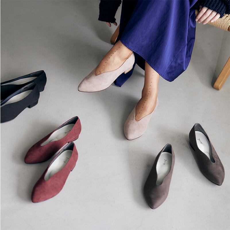 AcureZ（アキュアーズ） アウトレット 日本製スリッポンパンプス