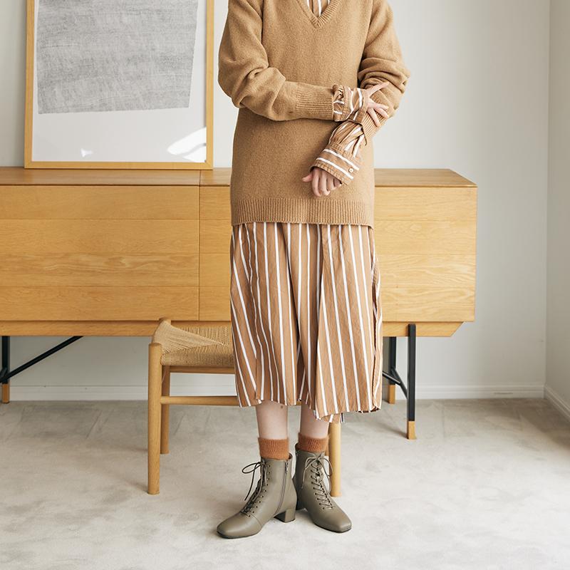 AcureZ（アキュアーズ） アウトレット カジュアルブーツ ファスナー