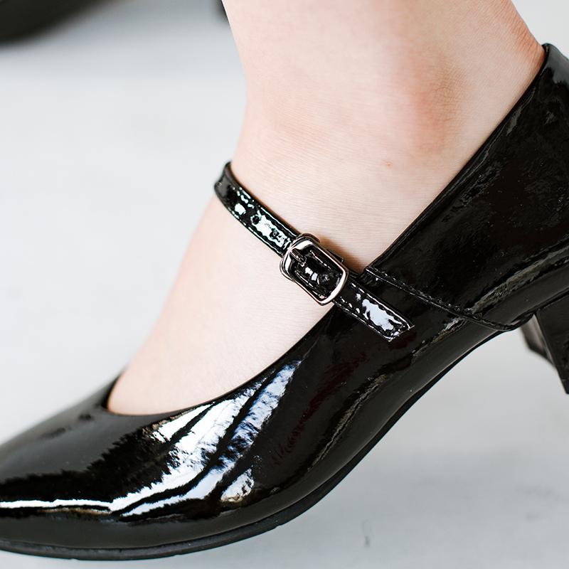 新品！asics オーソティック　メリージェーン　コンフォートレザーパンプス アシックス商事 アキュアーズ AO10262 レディス レディース メリー