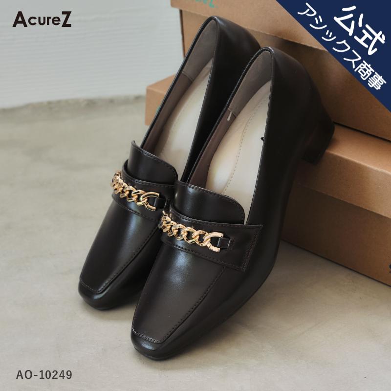 AcureZ アシックス商事 アキュアーズ Vカット パンプス