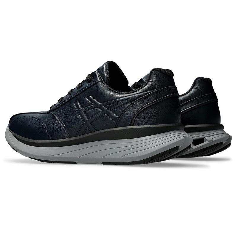 KNEESUP ニーズアップ メンズ スニーカー ローカット シンプル 通勤 靴 ファスナー付 紐タイプ 4E相当 1241A013 アシックス商事 24aw_nの画像