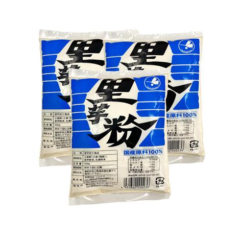 ツルシマ 里芋粉＜200ｇ＞お買得の3個 【一部地域除き送料無料】