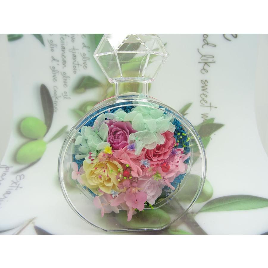 プリザーブドフラワー 香水型アレンジメント 母の日 プレゼント 花 誕生日 結婚祝い 退職祝い 贈り物 おしゃれ雑貨 手作り ハンドメイド | 