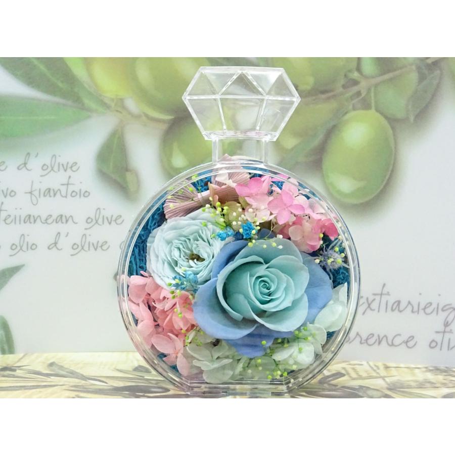プリザーブドフラワー 香水型アレンジメント 母の日 プレゼント 花 誕生日 結婚祝い 退職祝い 贈り物 おしゃれ雑貨 手作り ハンドメイド | 