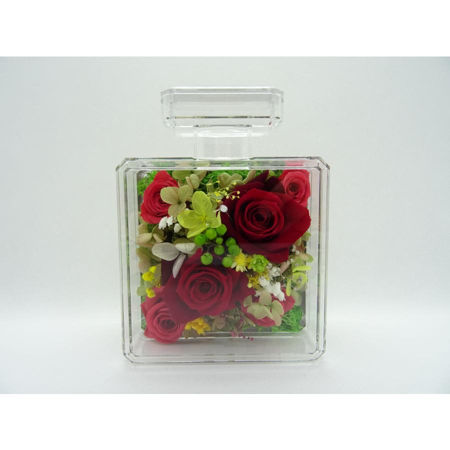 プリザーブドフラワー 香水型アレンジメント 母の日 プレゼント 花 誕生日 結婚祝い 退職祝い 贈り物 おしゃれ雑貨 手作り ハンドメイド | 