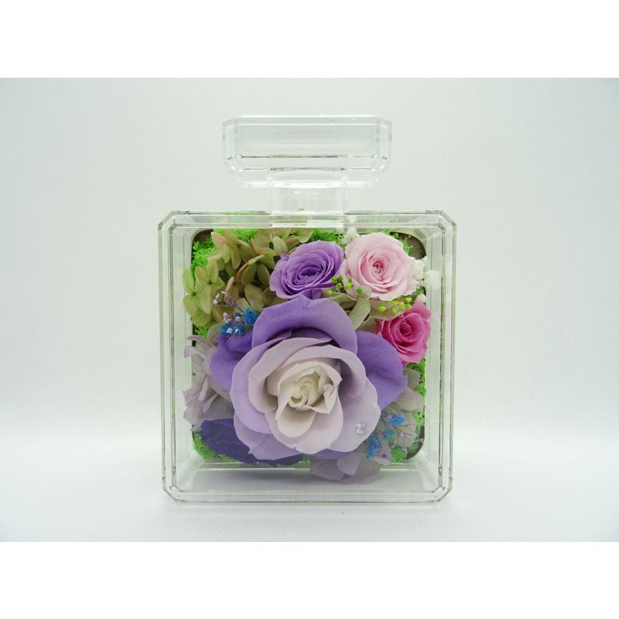 プリザーブドフラワー 香水型アレンジメント 母の日 プレゼント 花 誕生日 結婚祝い 退職祝い 贈り物 おしゃれ雑貨 手作り ハンドメイド | 
