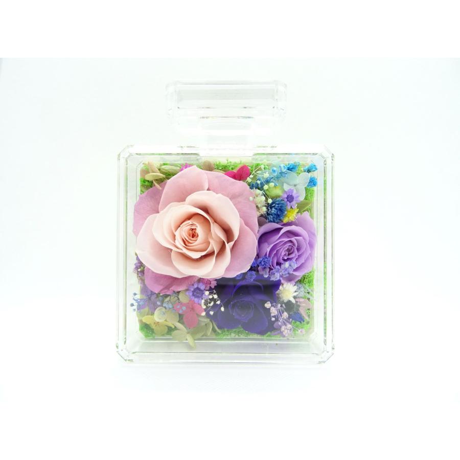 プリザーブドフラワー 香水型アレンジメント 母の日 プレゼント 花 誕生日 結婚祝い 退職祝い 贈り物 おしゃれ雑貨 手作り ハンドメイド | 