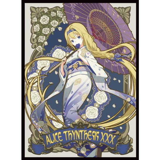 混沌の女神様 カードゲームプレイマット ☆『ミュシャ風 和服アリス