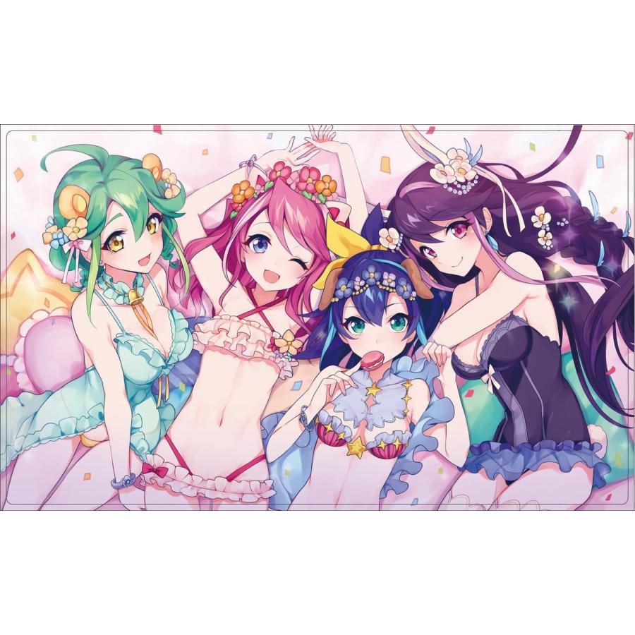 【遊戯王】 柚子シリーズ スリーブ プレイマット セット 駿河屋 -<中古>【遊戯王】プレイマット 水着柚子シリーズ(にじゅ