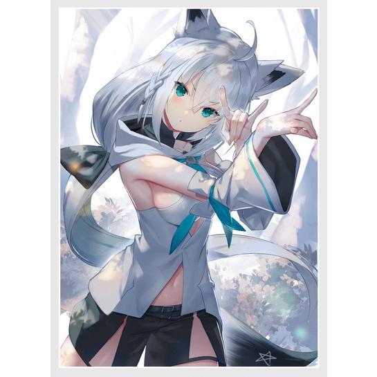 ミッドナイトブルー カードスリーブ フブキ Illust スコッティ エアサンクリ Web即売会 Sld Midnb 426 ハビコロ玩具 買賊王 通販 Yahoo ショッピング