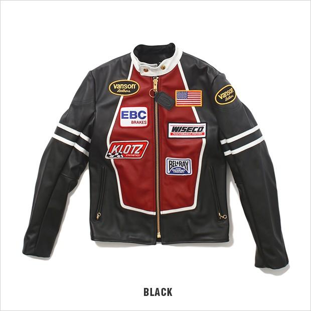 大人気 バンソン ライダースジャケット VANSON レザージャケット RPJ RACE JACKET USAモデル 【SK1766542794】(61732円)