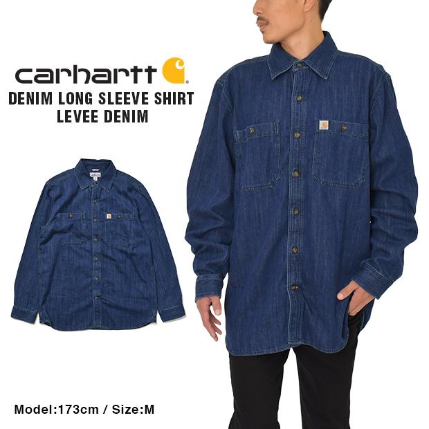 カーハート デニムシャツ CARHARTT ワークシャツ LEVEE DENIM SHIRTS