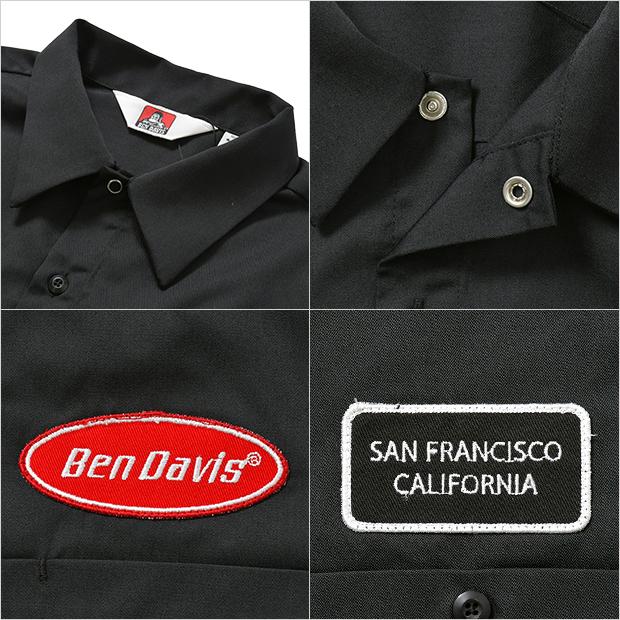 ベンデイビス シャツ BEN DAVIS 半袖シャツ ワークシャツ WAPPEN S/S WORK SHIRTS G-2580035｜asis｜09