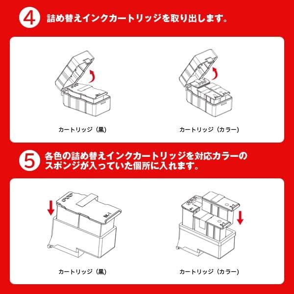 キヤノン（Canon） BC-360XL BC-361XL 黒+3色カラーインク 4個セット