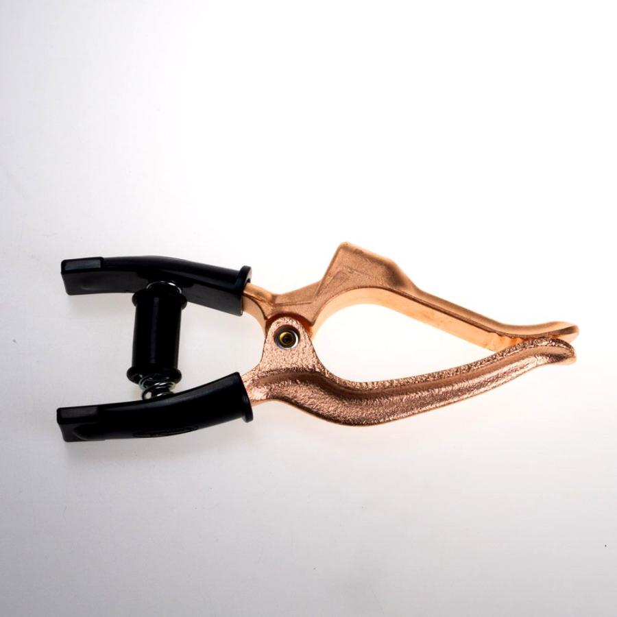 溶接 アースクリップ 銅製 クリップタイプ 500A WCT キャブタイヤ