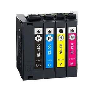 エプソン（EPSON） IC4CL86 純正 大容量 インクカートリッジ かぎ 4色