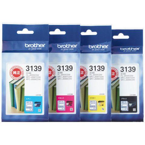 LC3139-4PK 純正 brother インクカートリッジ 大容量 4色パック ブラザー LC3139BK LC3139C LC3139M LC3139Y_5