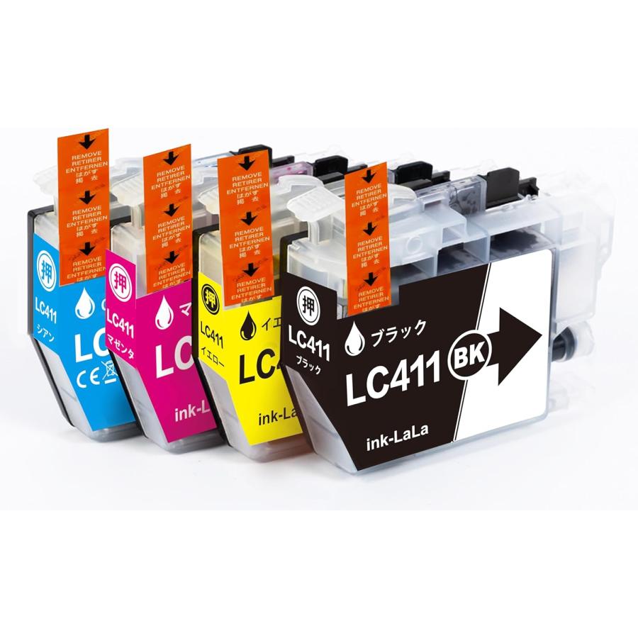 MyMio LC411-4PK brother ブラザー 純正互換インクカートリッジ 4色組