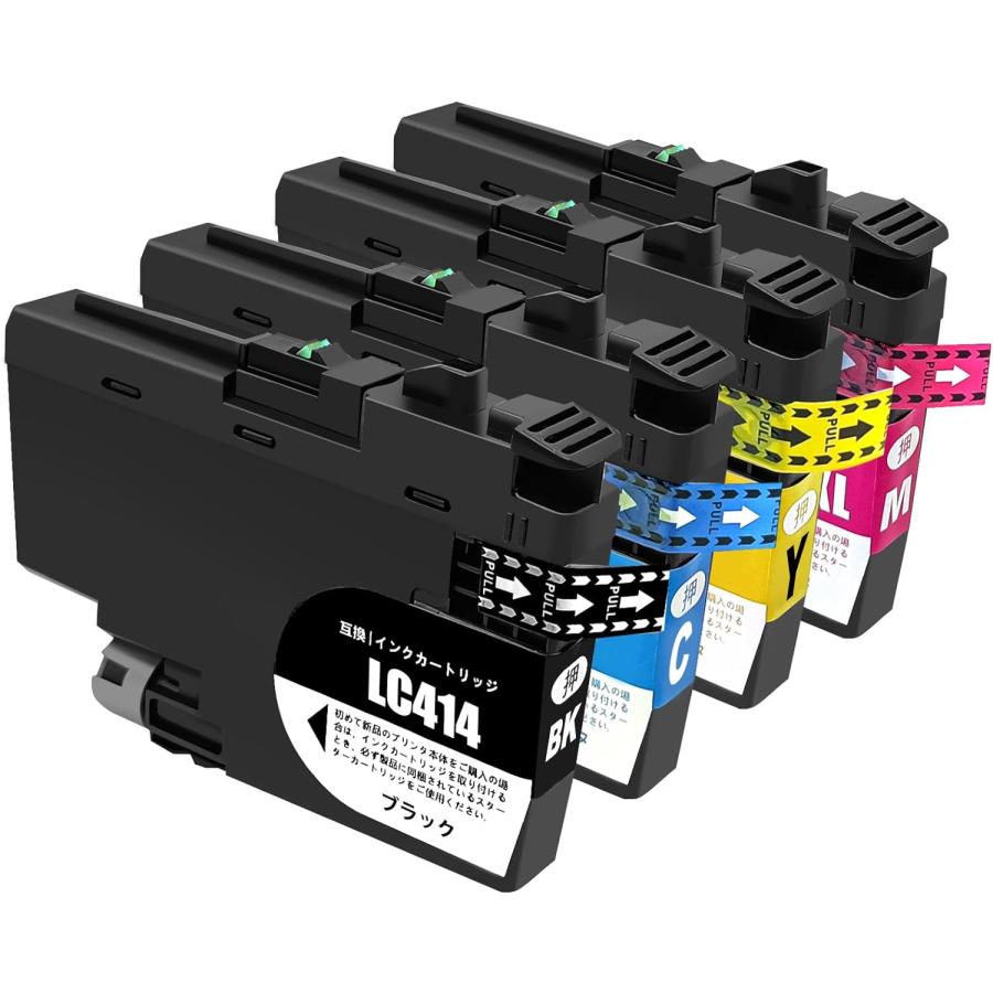 プリンターインク プリビオ ブラザー プリンターインク 4色組 LC414-4PK Brother 純正