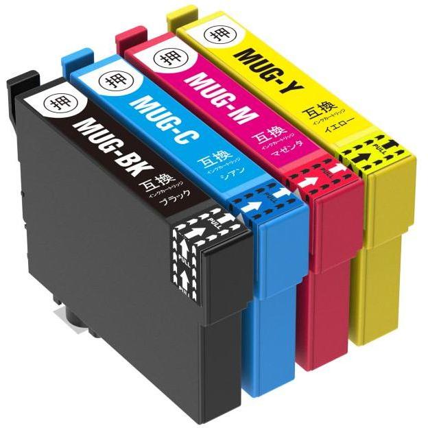 エプソン（EPSON） MUG-4CL 4色セット 純正互換 インクカートリッジ