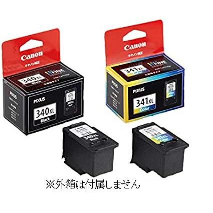 純正品　340XL 341XL ブラック2個　カラー2個 キヤノン（Canon） BC-340XL BC-341XL 黒+カラー2個セット キャノン