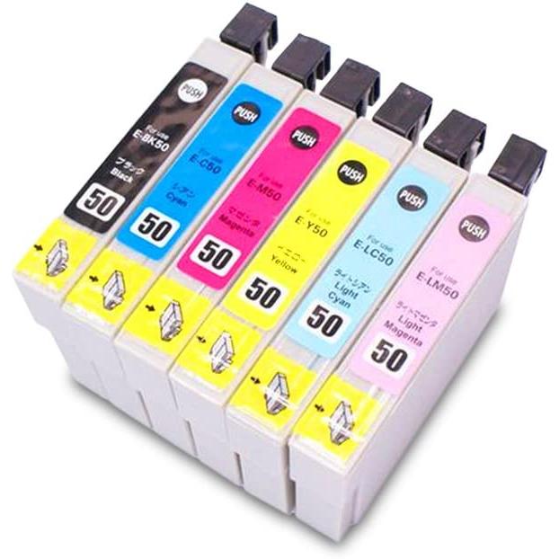 エプソン（EPSON） □IC6CL50□送料無料!□エプソン互換インク□IC50