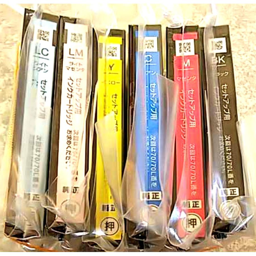 エプソン（EPSON） 純正 インクカートリッジ 6色組 IC6CL70L IC70