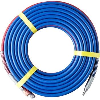 細径ツインホース 30m カチット ワンタッチカプラ付き 酸素+プロパン