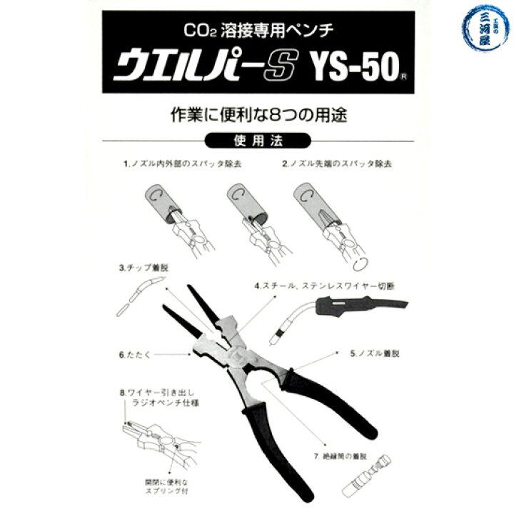 タイムケミカル製 最新式溶接専用ペンチ ウェルパーS YS-20 （関連商品