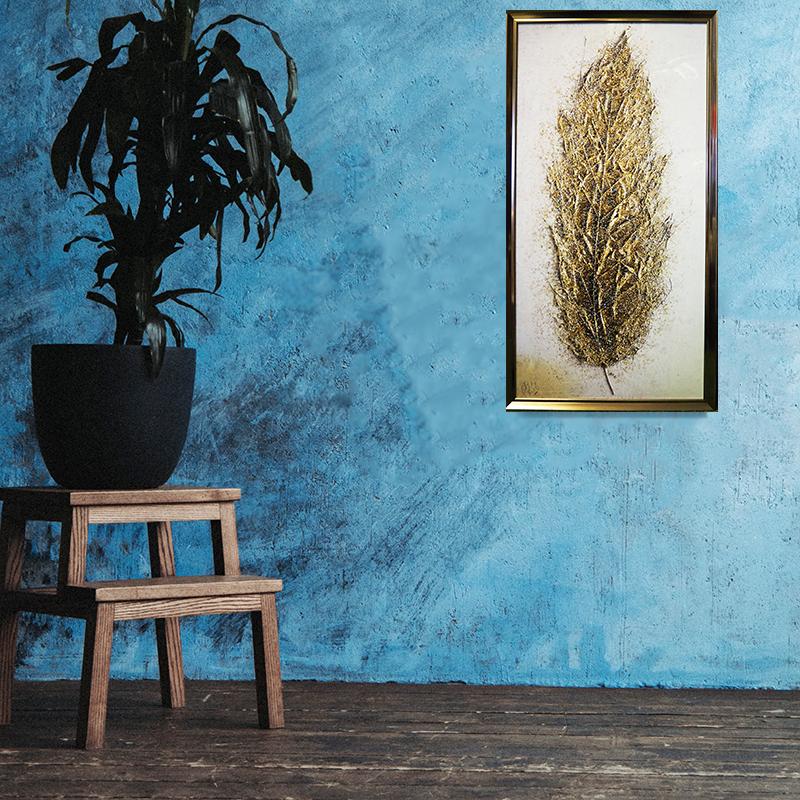 クリスタルアート ゴールドリーフ150 アートパネル 66x126cm 写真