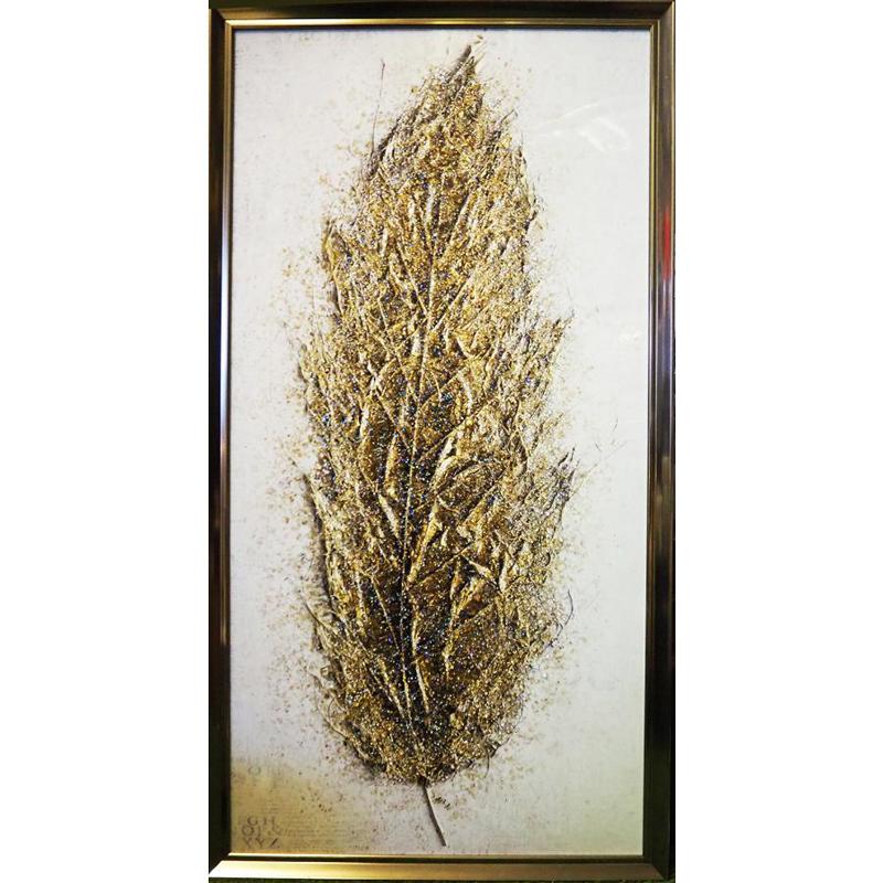 クリスタルアート ゴールドリーフ150 アートパネル 66x126cm 写真