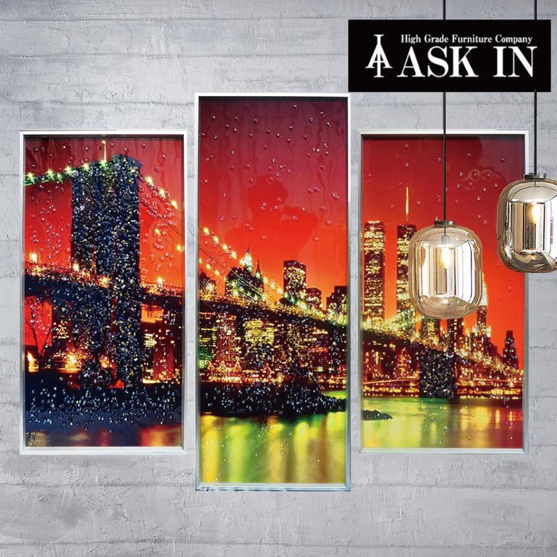 クリスタルアート ジャングルキングEX227 アートパネル 80x80cm 写真