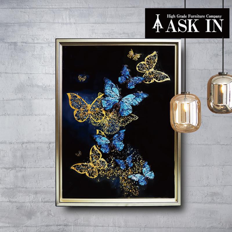 クリスタルアート 蝶 クリスタルアート 蝶 ピクチャー アートフレーム