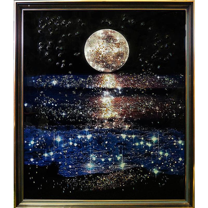 クリスタルアート ムーンライト377 アートパネル 54x64cm 写真
