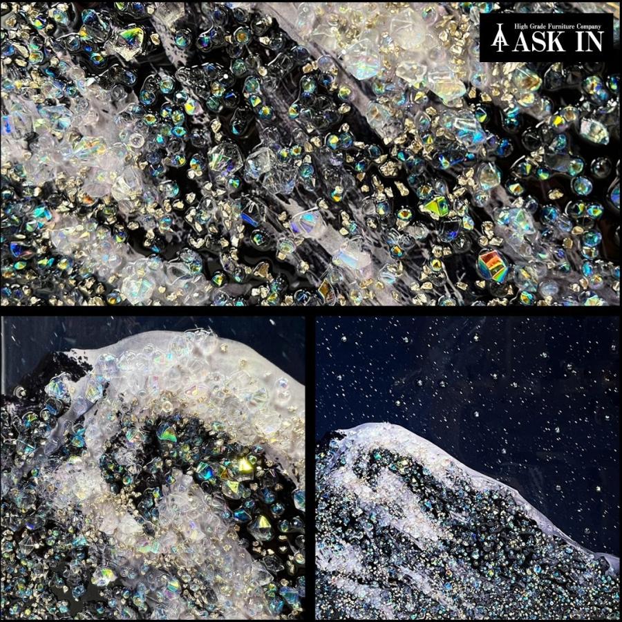 クリスタルアート Mountain and Star 60x90cm おしゃれ かっこいい