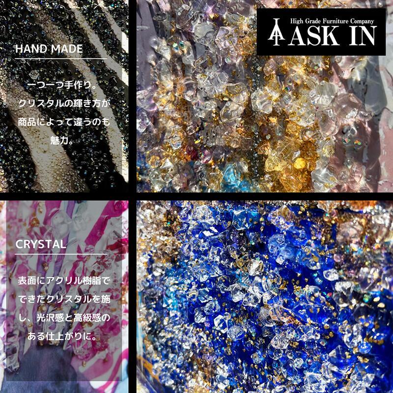 クリスタルアート リフレクションタワー360 43x63cm パリ エッフェルタワー かわいい おしゃれ キラキラ かっこいい ゴージャス アスクイン ASK IN |  | 03